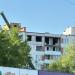 Место повреждения здания в городе Москва