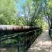 Пешеходный мост в городе Киров