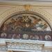 Waiting Hall with wall-paintings in Budapest city