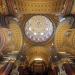 The historic interior of the cathedral in Budapest city