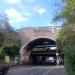 Eisenbahnbrücke in Stadt Köln