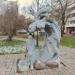 Скульптура «Старик и рыбка» в городе Москва