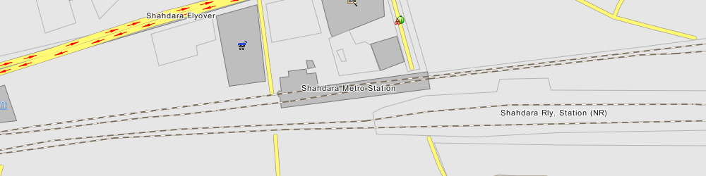 shahdara to terminal 2 metro route