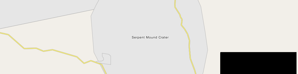 serpent mound crater serpent mound crater