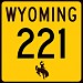 Wyoming Highway 221 in Cheyenne, Wyoming city