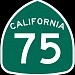 California State Route 75 in San Diego, California city