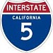 Interstate 5 (California) in Los Angeles, California city