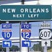 Interstate 12 in Baton Rouge, Louisiana city