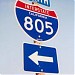 Interstate 805 in San Diego, California city