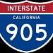 California State Route 905 (State Route 905) in San Diego, California city