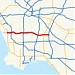I-105 Century Freeway in Los Angeles, California city