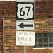 Interstate 57 / US Routes 67 / 167 in Beebe, Arkansas city