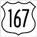 Interstate 57 / US Routes 64 / 67 / 167 in Beebe, Arkansas city