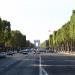 Avenue des Champs-Élysées in Paris city
