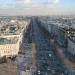 Avenue des Champs-Élysées in Paris city