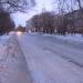 Frunze Street in Blagoveshchensk city