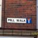 Mill Walk in Nuneaton city