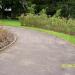Riversley Park footpath (circular flowerbed) in Nuneaton city