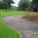 Riversley Park footpath (circular flowerbed) in Nuneaton city