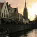 Dijver in Bruges city