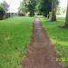 Nuneaton Recreation Ground, public footpath north side in Nuneaton city
