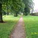 Nuneaton Recreation Ground, public footpath north side in Nuneaton city