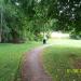 Nuneaton Recreation Ground, public footpath north side in Nuneaton city