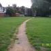 Nuneaton Recreation Ground, public footpath north side in Nuneaton city