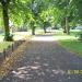 Nuneaton Recreation Ground, public footpath west side in Nuneaton city