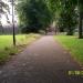 Nuneaton Recreation Ground, public footpath west side in Nuneaton city