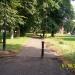 Nuneaton Recreation Ground, public footpath west side in Nuneaton city