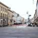 Nowy Świat Street in Warsaw city