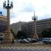 Constitution Square in Warsaw city