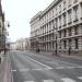 Nowy Świat Street in Warsaw city