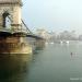 The Széchenyi Chain Bridge (Hungarian: Széchenyi lánchíd) in Budapest city