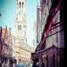 Wollestraat in Bruges city