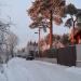 Sosnovaya ulitsa in Pskov city
