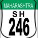 MH SH 246 (Sawargoan-Narkhed- Mowad) in Narkhed city