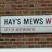 Hayes Mews in London city