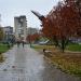 Дорожки в парке мемориала лётчикам в городе Лисичанск
