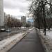 Ferganskaya ulitsa in Moscow city