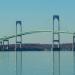 R.I. Route 138 - Claiborne Pell Newport Bridge in Newport, Rhode Island city