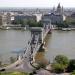 The Széchenyi Chain Bridge (Hungarian: Széchenyi lánchíd) in Budapest city