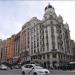 Calle Gran Via in Madrid city