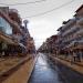 Agiou Nikolaou Street in Paralia city
