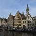 Graslei in Ghent city
