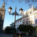 Plaza del Triunfo en la ciudad de Sevilla