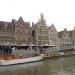 Graslei in Ghent city