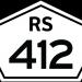 Rodovia RS-412 na Santa Cruz do Sul city