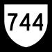 Machete Highway (PR-744) in Guayama city